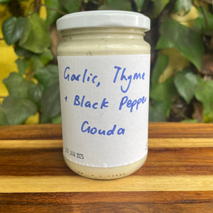 Garlic, Thyme and Black Pepper Gouda Spread