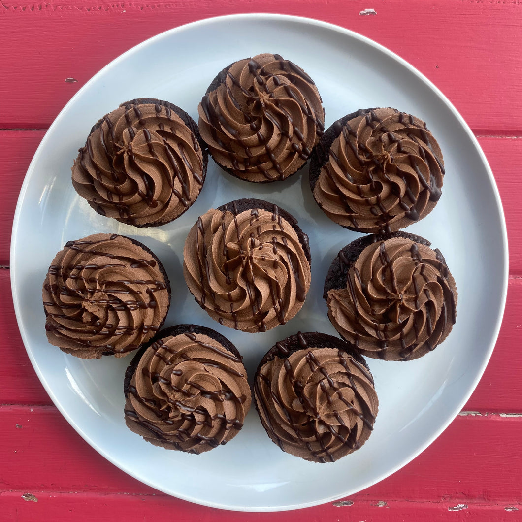 Triple Chocolate Cupcakes